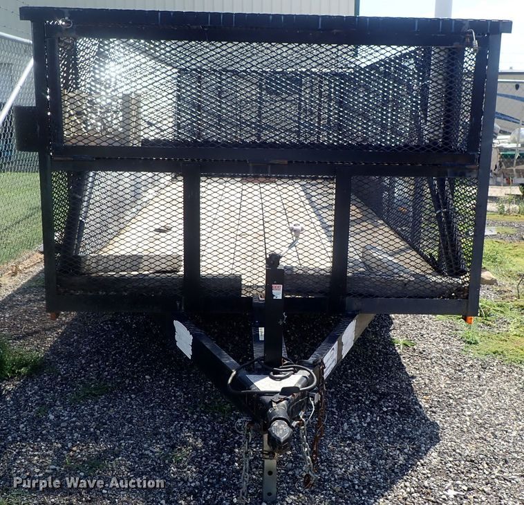 image for item DI4651 2014 102 Ironworks landscape utility trailer