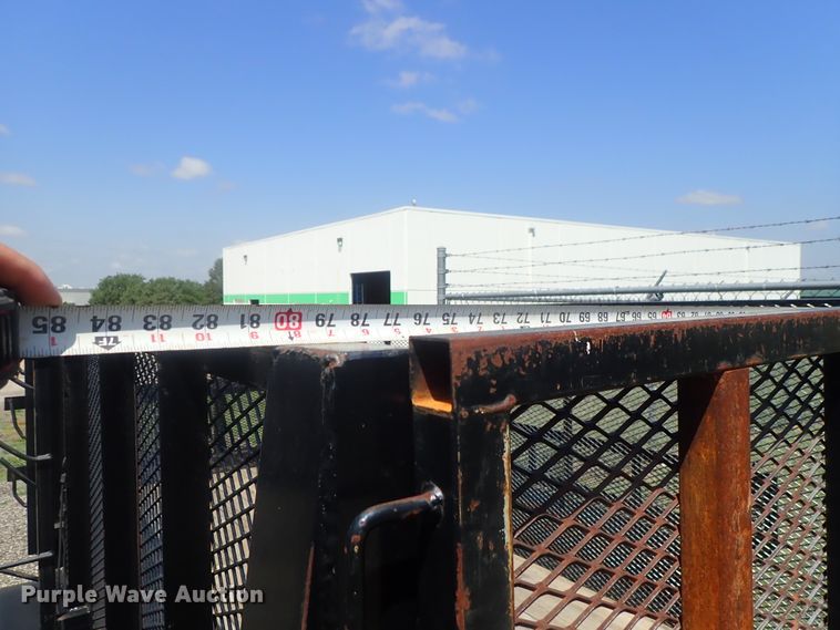 image for item DI4651 2014 102 Ironworks landscape utility trailer