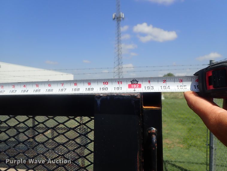 image for item DI4651 2014 102 Ironworks landscape utility trailer