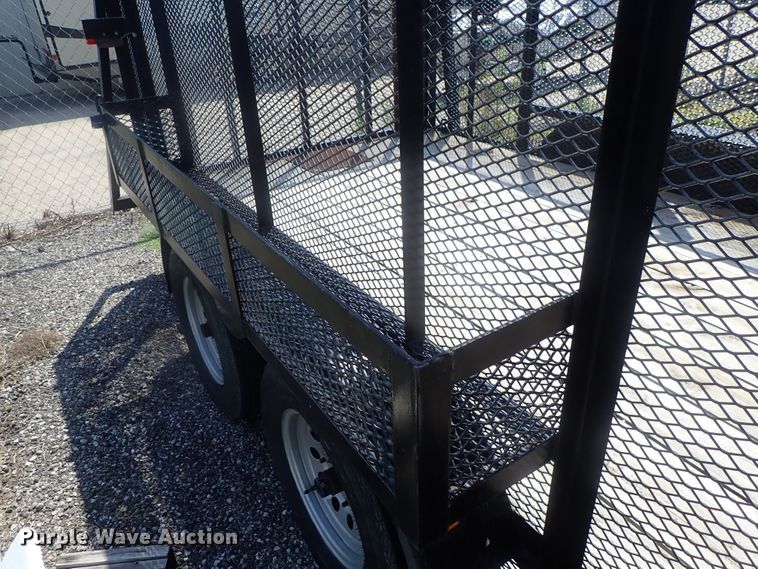 image for item DI4651 2014 102 Ironworks landscape utility trailer