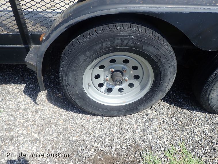 image for item DI4651 2014 102 Ironworks landscape utility trailer