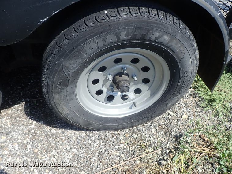 image for item DI4651 2014 102 Ironworks landscape utility trailer