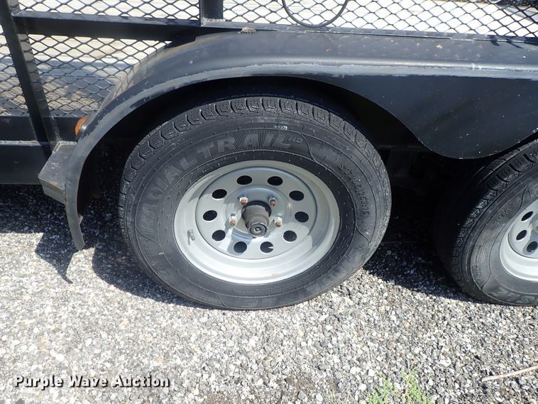 image for item DI4651 2014 102 Ironworks landscape utility trailer