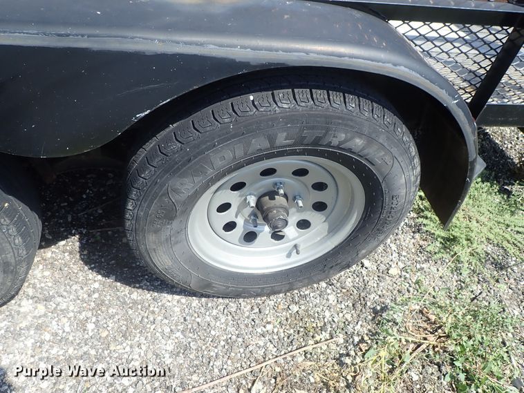 image for item DI4651 2014 102 Ironworks landscape utility trailer