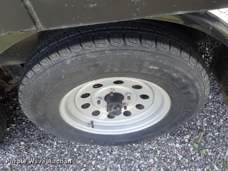 image for item DI4651 2014 102 Ironworks landscape utility trailer