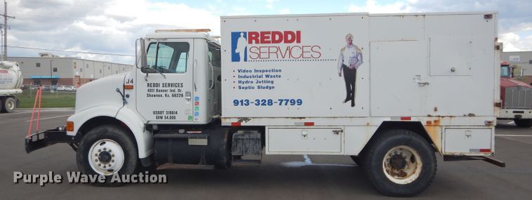 image for item DI8307 1998 International 8100  sewer jetter truck