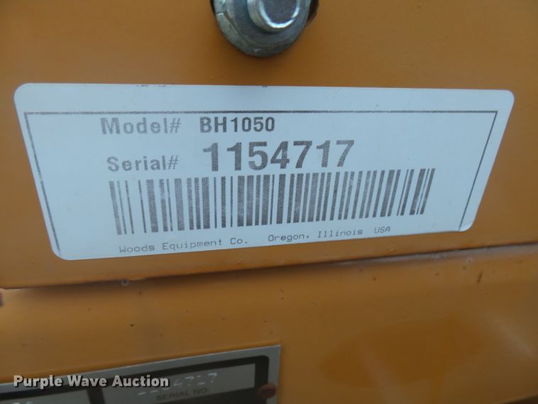 image for item DX9244 Woods BH1050 backhoe bucket