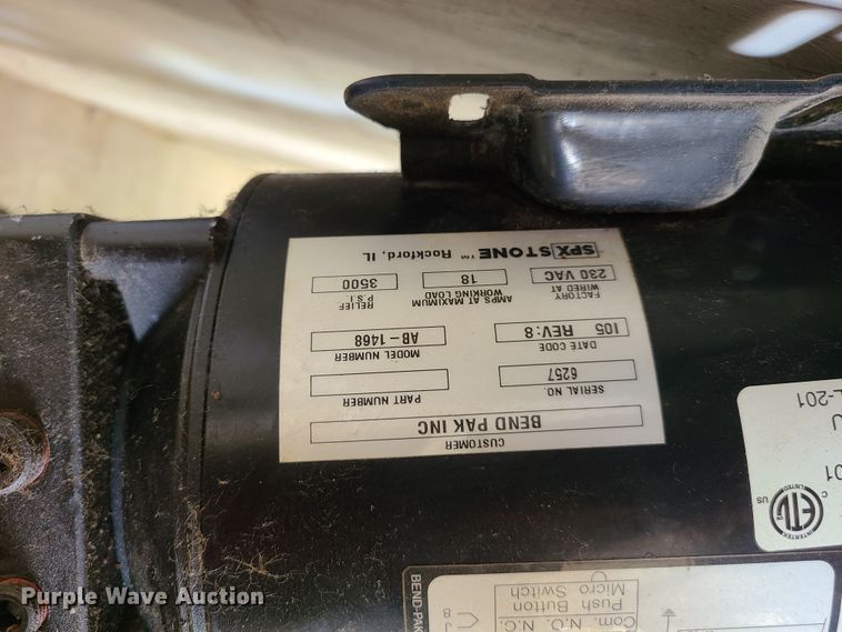 image for item DY9935 Bend Pak PR-12FTA two post automotive lift