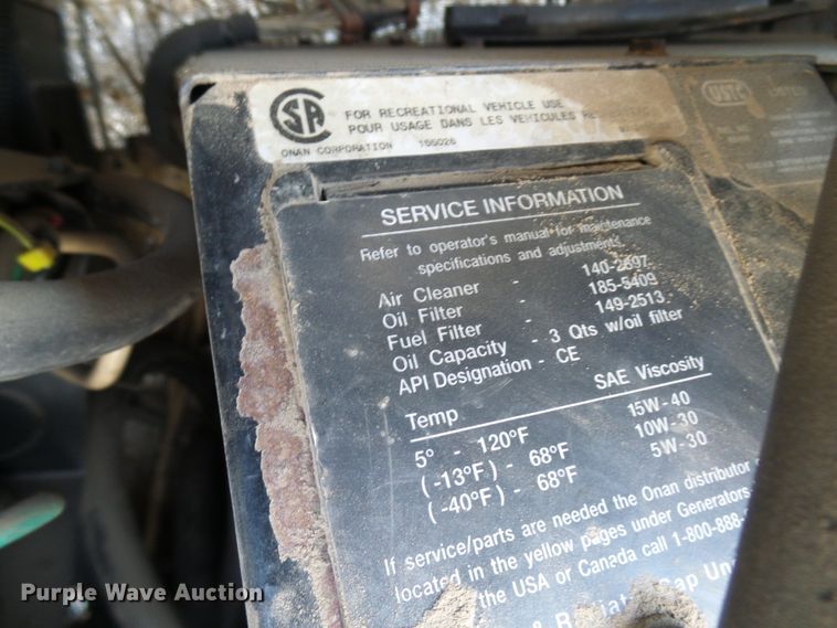 image for item EP9927 2000 Freightliner FL112  RV