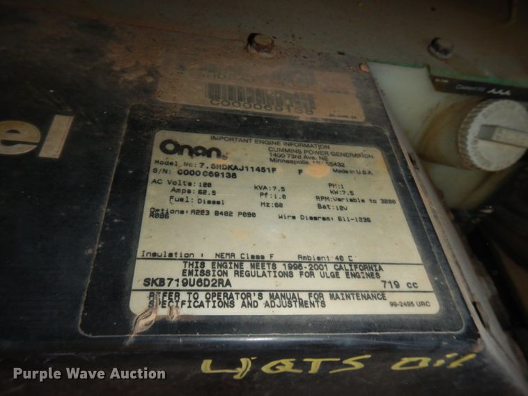 image for item FR9060 2000 Knight Monaco  RV