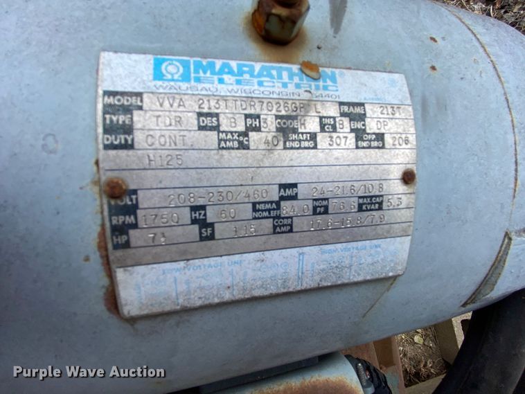 image for item HE9794 Quincy 370 air compressor