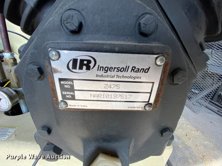 image for item HE9796 Ingersoll Rand 2475 air compressor