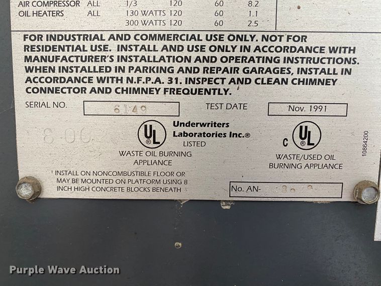 image for item HE9797 Engle WU air compressor