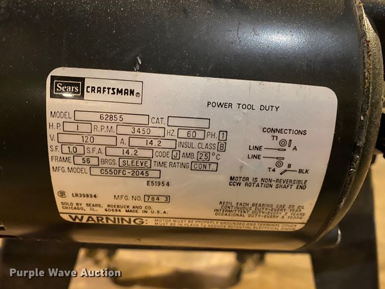 image for item HE9802 Craftsman 113.241680 table saw