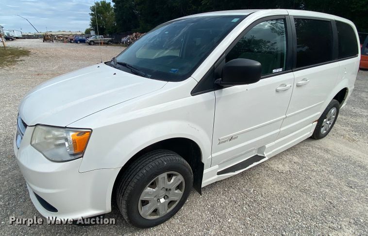 image for item HE9812 2012 Dodge Grand Caravan  Amerivan handicap accessible van
