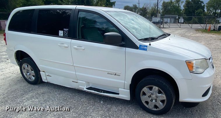 image for item HE9812 2012 Dodge Grand Caravan  Amerivan handicap accessible van