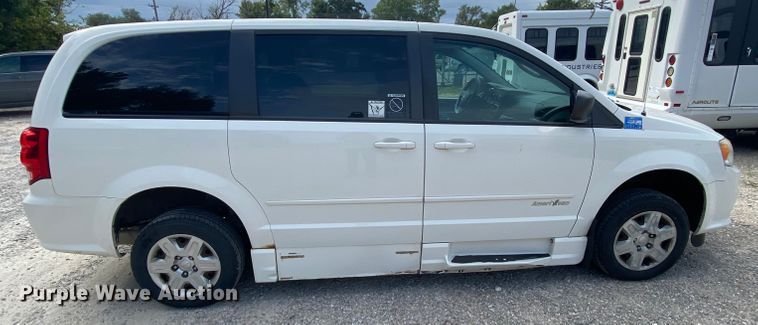 image for item HE9812 2012 Dodge Grand Caravan  Amerivan handicap accessible van