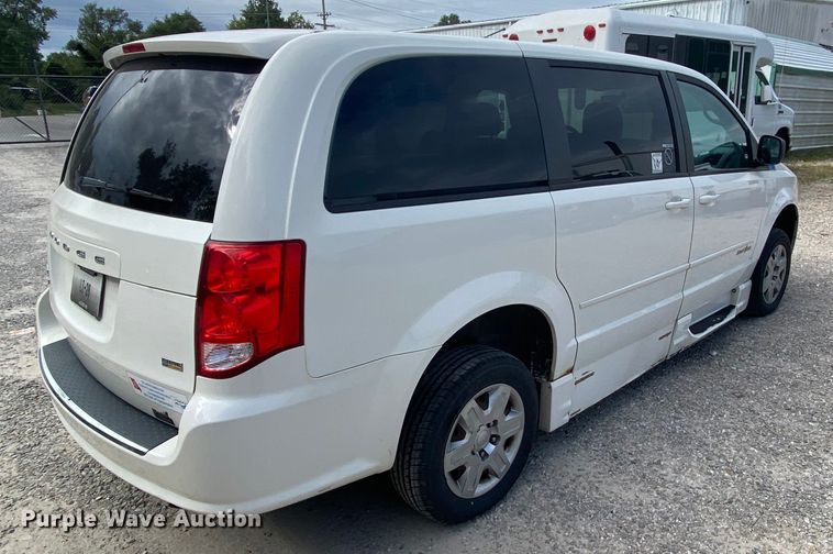 image for item HE9812 2012 Dodge Grand Caravan  Amerivan handicap accessible van