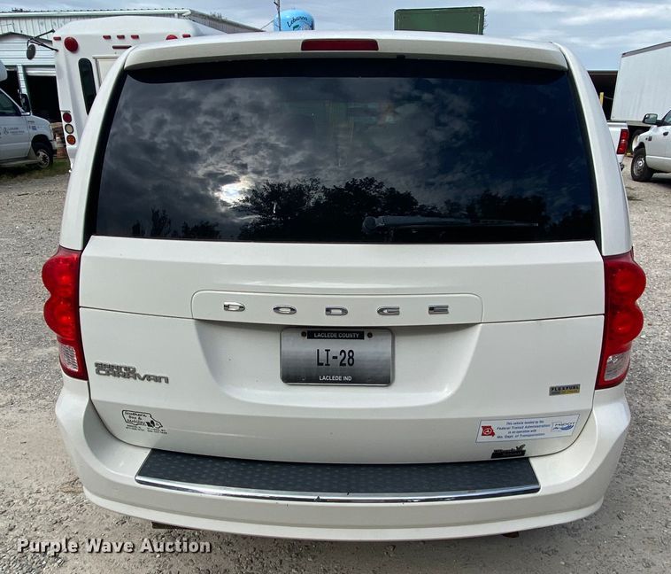 image for item HE9812 2012 Dodge Grand Caravan  Amerivan handicap accessible van