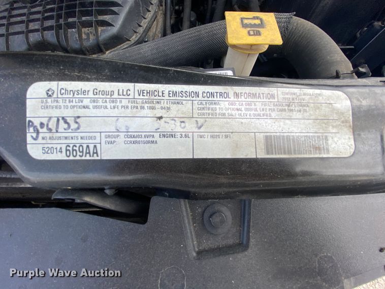 image for item HE9812 2012 Dodge Grand Caravan  Amerivan handicap accessible van