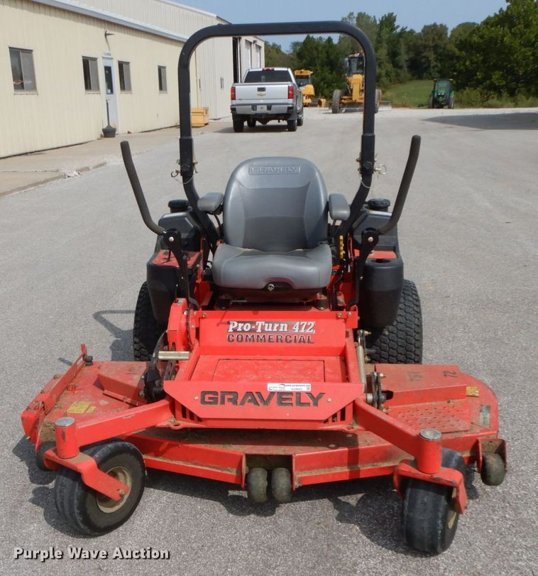 image for item HJ9682 2014 Gravely Pro Turn 472 ZTR lawn mower