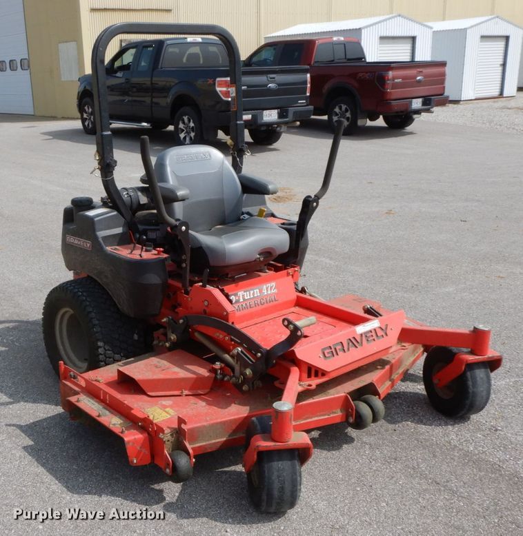 image for item HJ9682 2014 Gravely Pro Turn 472 ZTR lawn mower
