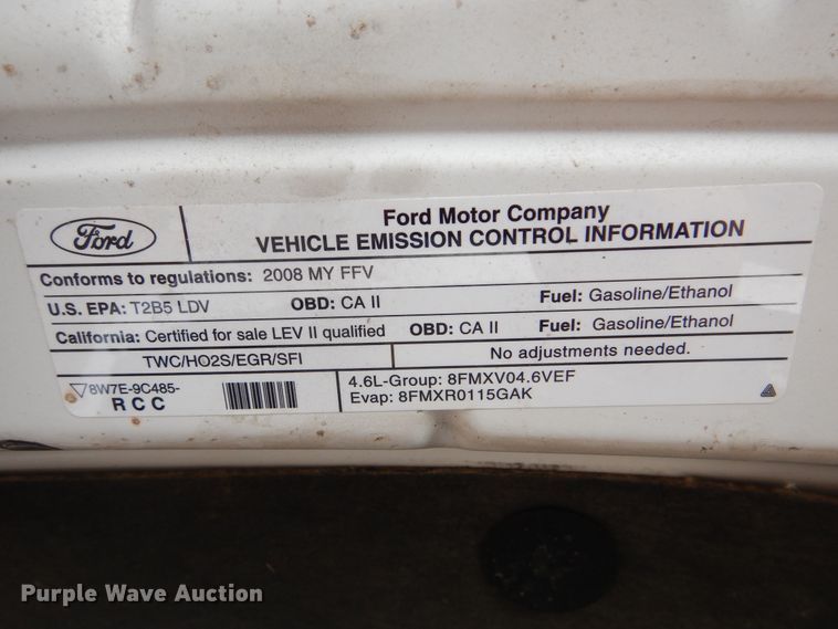 image for item HJ9920 2008 Mercury Grand Marquis