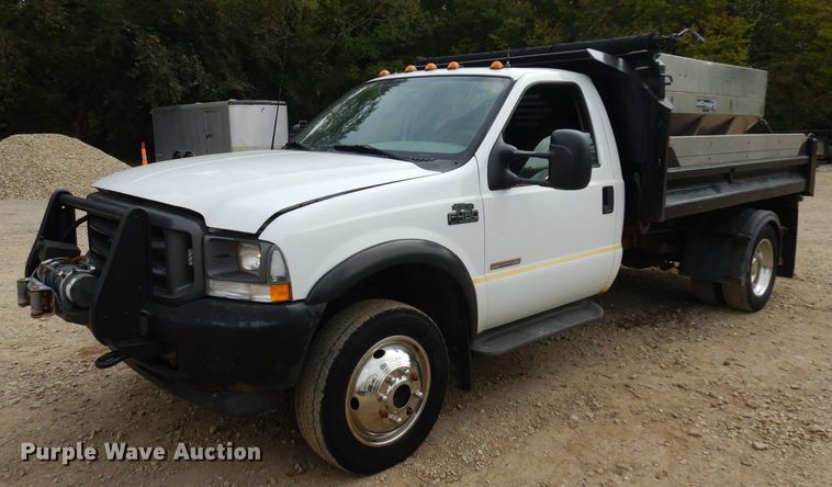 image for item HN9272 2003 Ford F450 Super Duty  dump truck