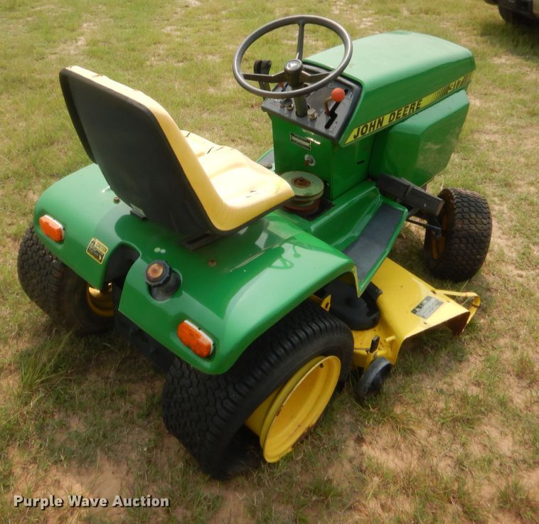 image for item HW9284 John Deere 317 lawn mower
