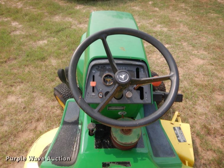 image for item HW9284 John Deere 317 lawn mower