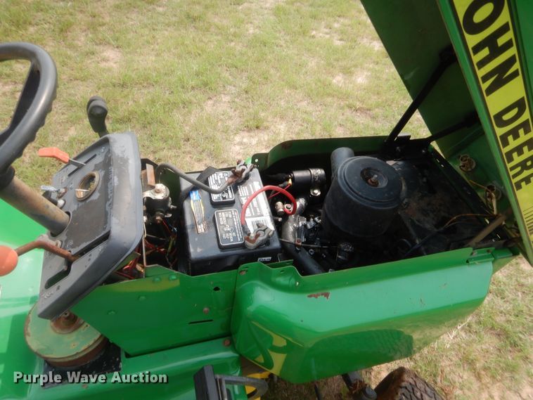 image for item HW9284 John Deere 317 lawn mower