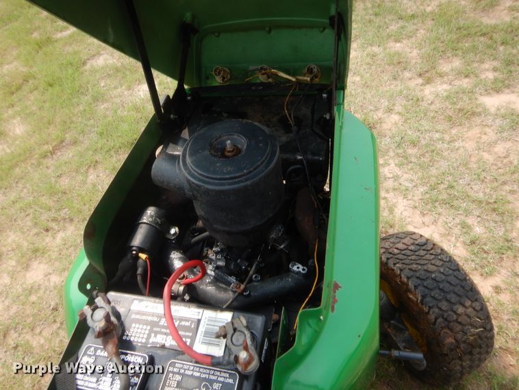 image for item HW9284 John Deere 317 lawn mower