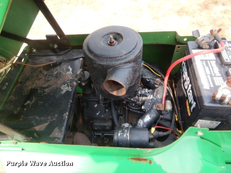 image for item HW9284 John Deere 317 lawn mower