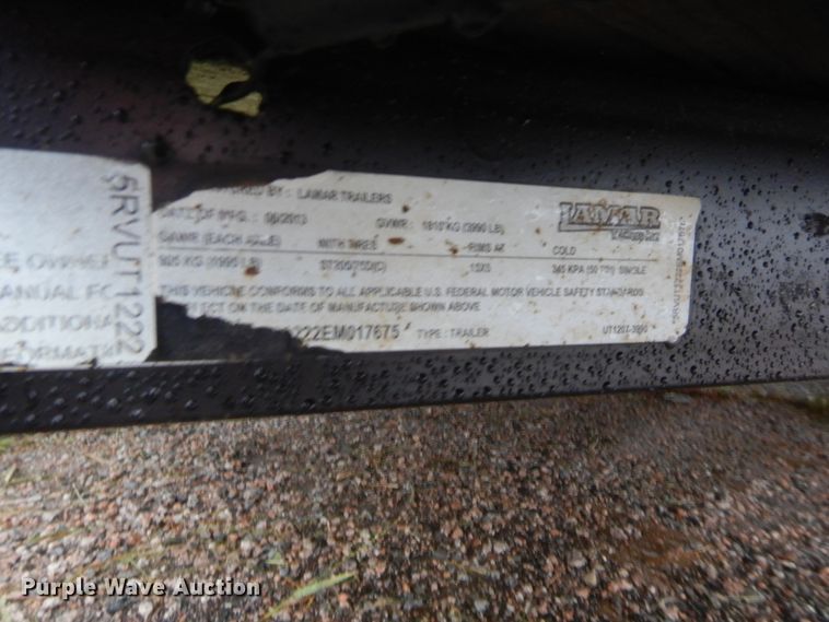 image for item HW9321 Lamar utility trailer