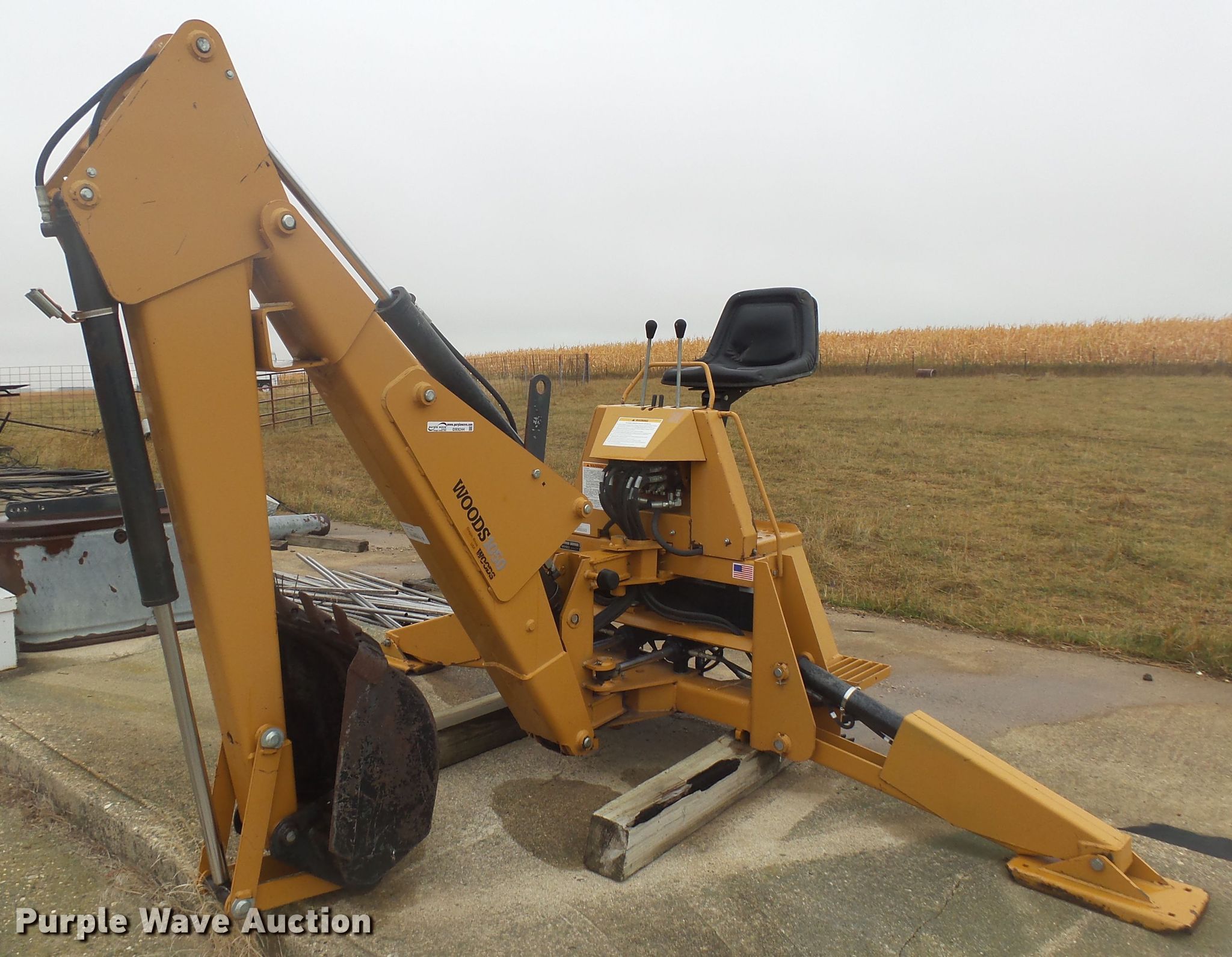 Woods BH1050 backhoe bucket in Sibley, IA Item DX9244 sold Purple Wave