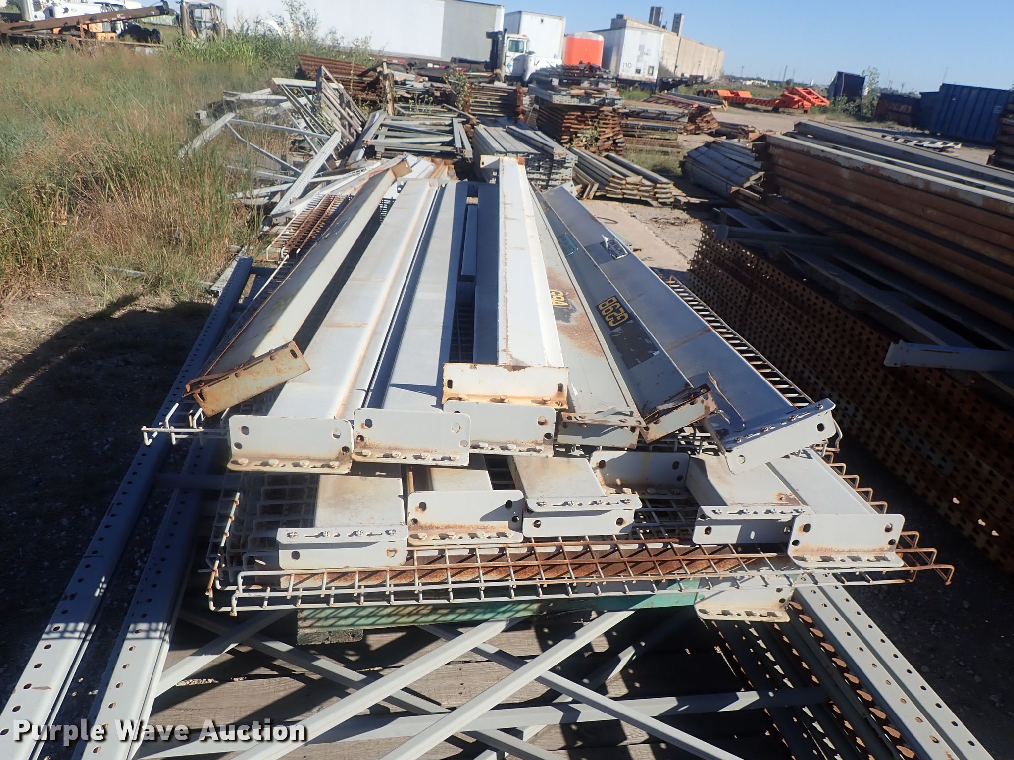 Pallet racking in Wichita, KS Item GL9383 sold Purple Wave