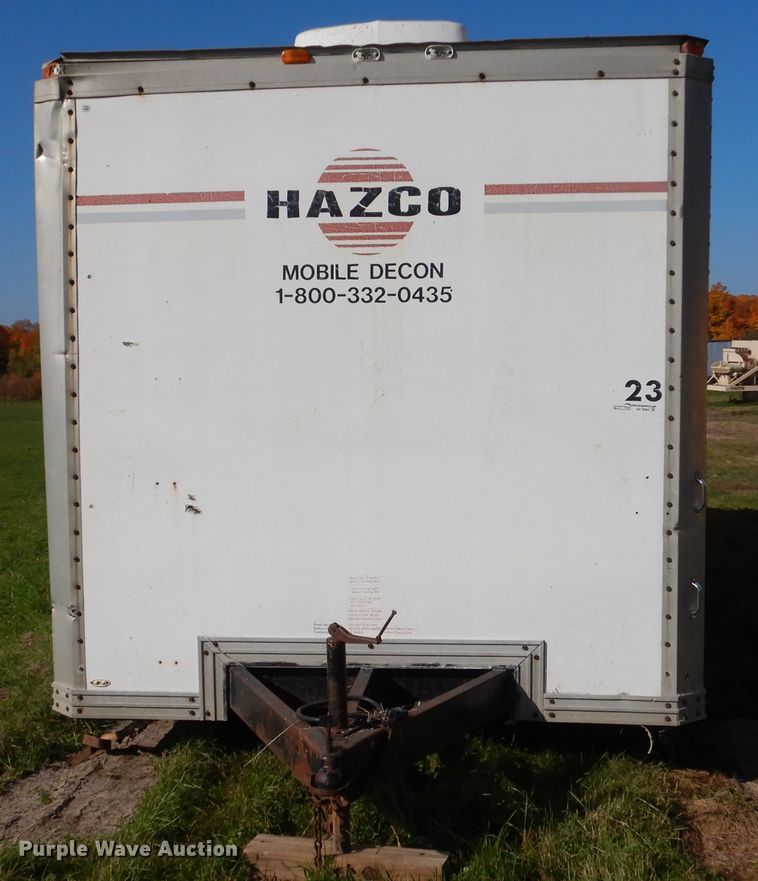 image for item AF9964 1991 Hazco AFRP824TA decontamination trailer