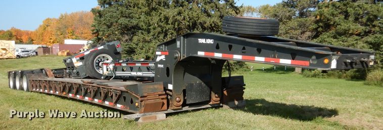 image for item AF9968 2007 Trail King TK110HDG533 lowboy equipment trailer