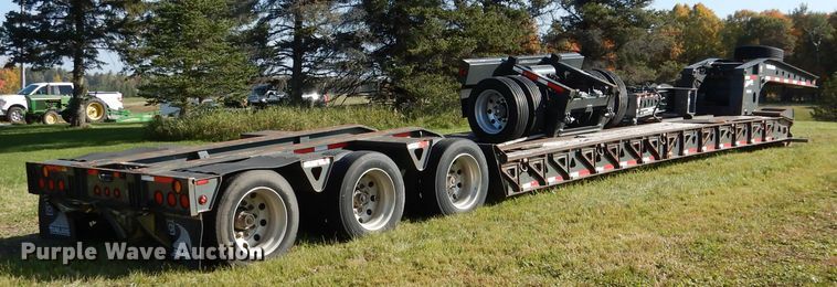 image for item AF9968 2007 Trail King TK110HDG533 lowboy equipment trailer