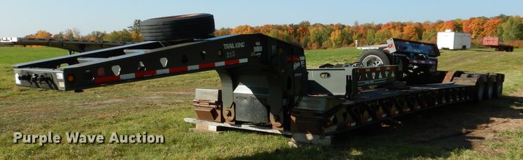 image for item AF9968 2007 Trail King TK110HDG533 lowboy equipment trailer