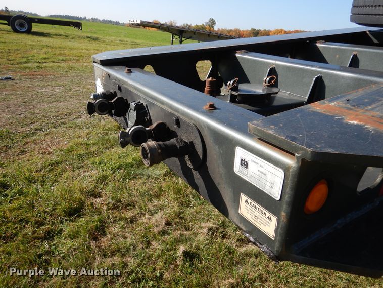 image for item AF9968 2007 Trail King TK110HDG533 lowboy equipment trailer