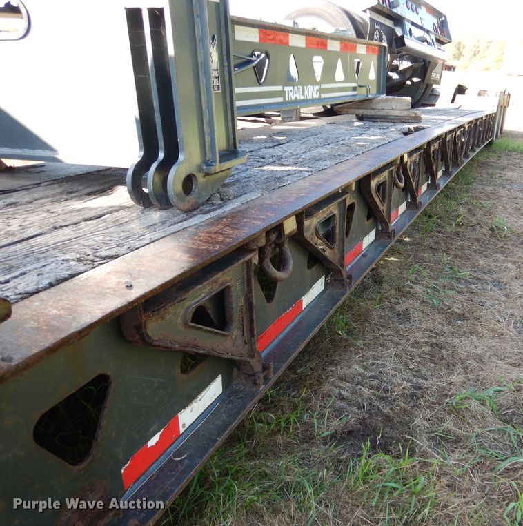 image for item AF9968 2007 Trail King TK110HDG533 lowboy equipment trailer