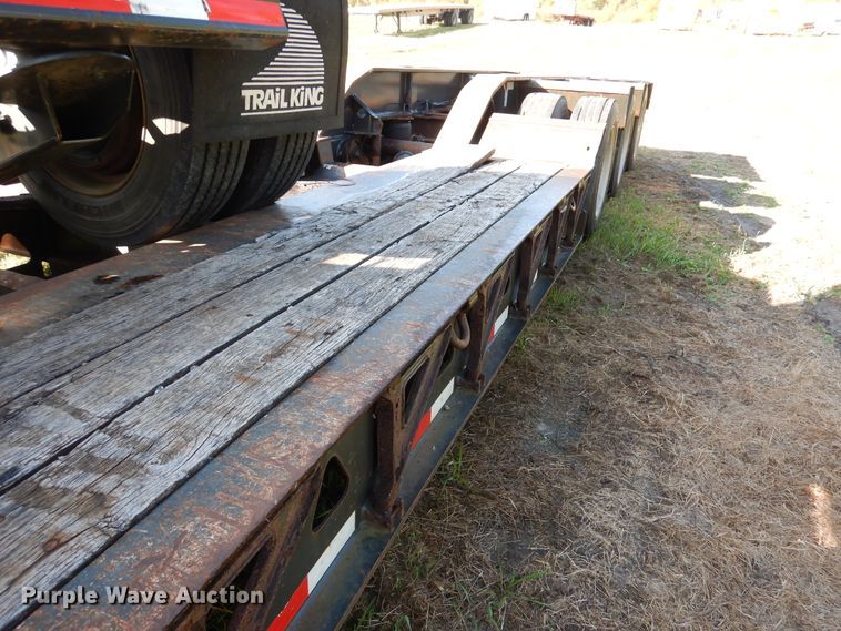 image for item AF9968 2007 Trail King TK110HDG533 lowboy equipment trailer