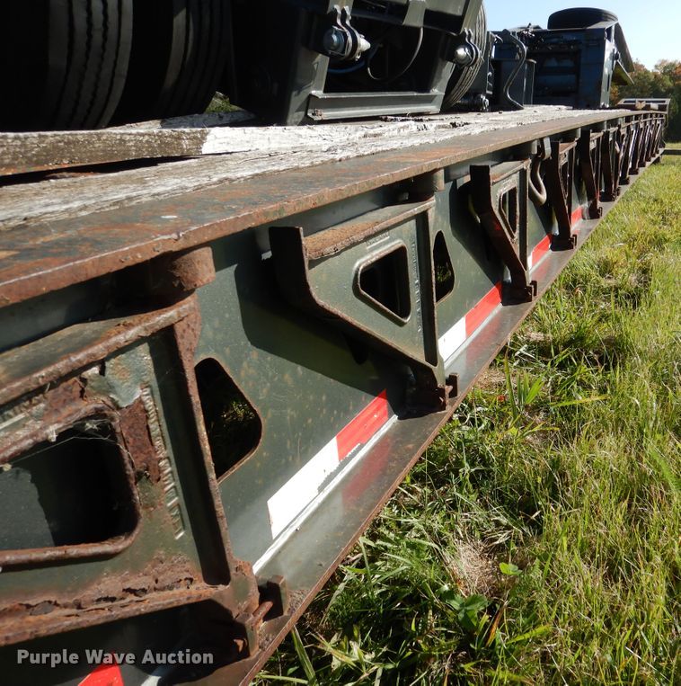 image for item AF9968 2007 Trail King TK110HDG533 lowboy equipment trailer