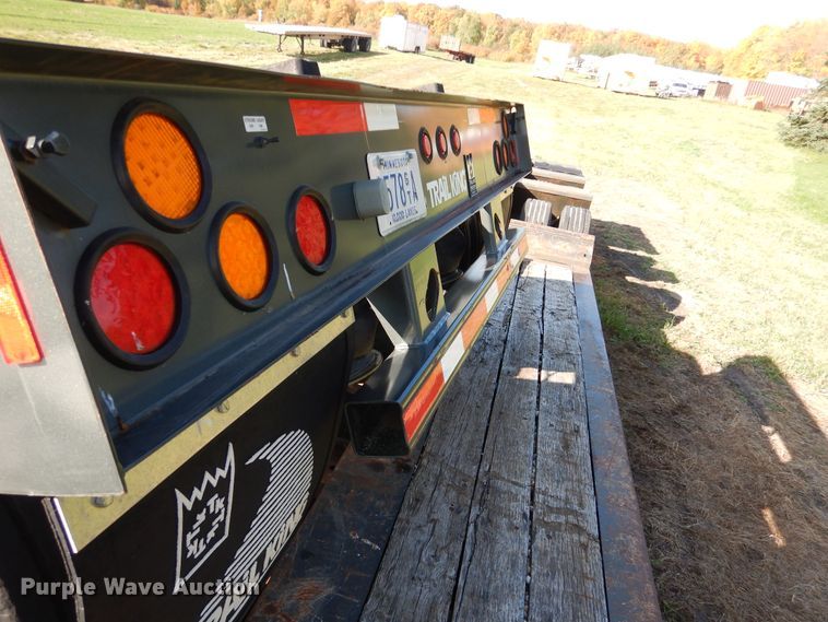 image for item AF9968 2007 Trail King TK110HDG533 lowboy equipment trailer