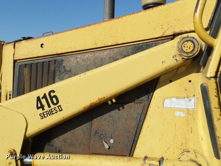 image for item DC2963 1992 Caterpillar 416 Series II  backhoe