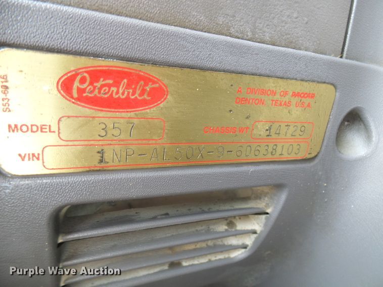 image for item DC2964 2006 Peterbilt 357  dump truck