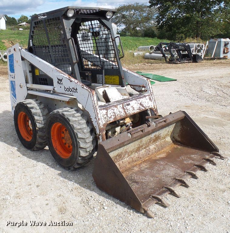 image for item DC2973 1988 Bobcat 743  skid steer loader