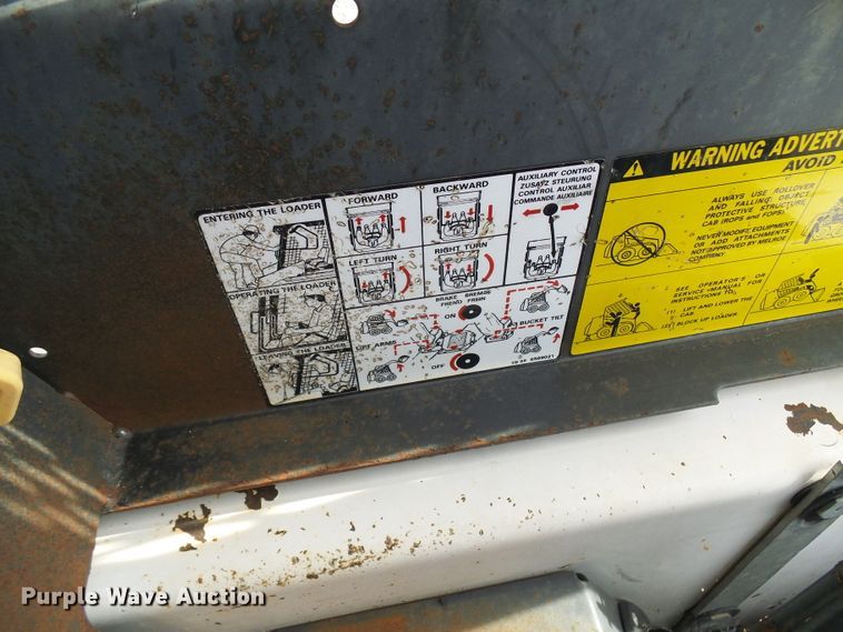 image for item DC2973 1988 Bobcat 743  skid steer loader