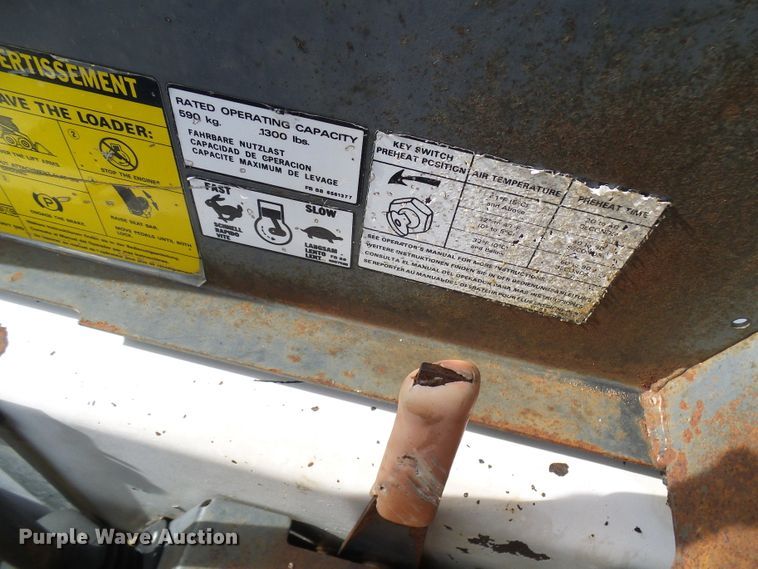 image for item DC2973 1988 Bobcat 743  skid steer loader